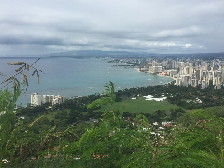 Hawaiian View of Diamond head